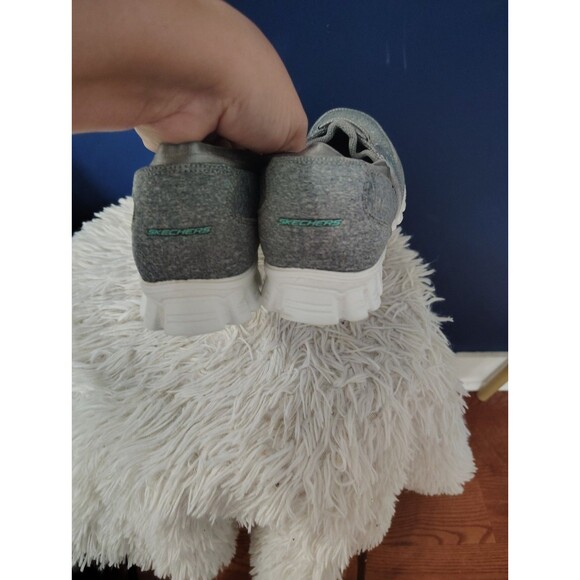 SKECHERS Relaxed Fit Women's Empire Sweet Scene Memory Foam Gray Size 8.5 - Picture 7 of 8